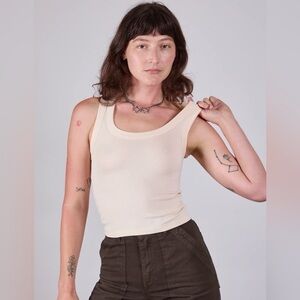 NWOT Big Bud Press Tank Top - Off White